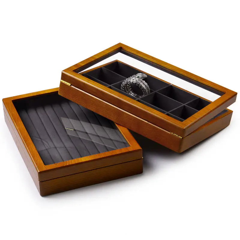 Custom wooden jewelry box organizer Company Manufacturer | Annaigee 5
