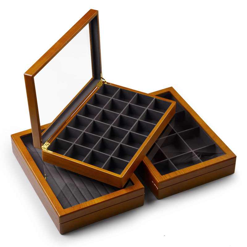 Custom wooden jewelry box organizer Company Manufacturer | Annaigee 10