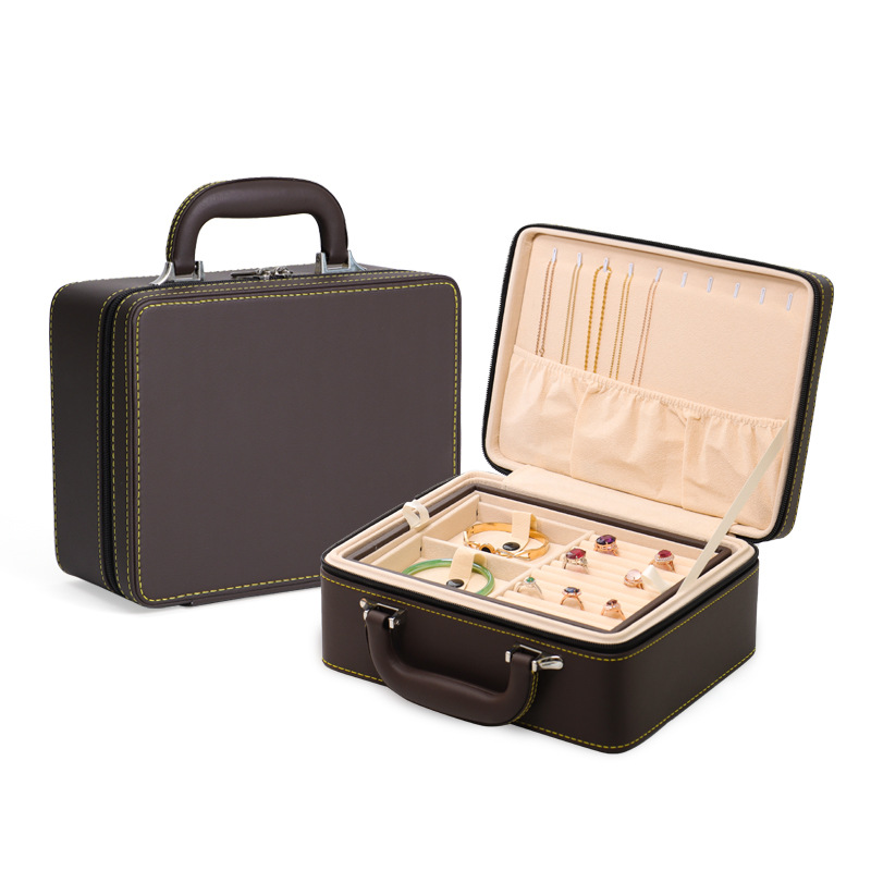 Leather Jewellery Box Multi-Layer for Women Manufacturer