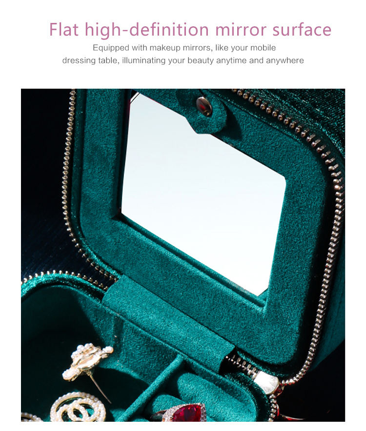 High-Quality OEM Zip Jewelry Case for Bridesmaid Jewellery Gift Box - Annaigee Jewelry Packaging Manufacturer