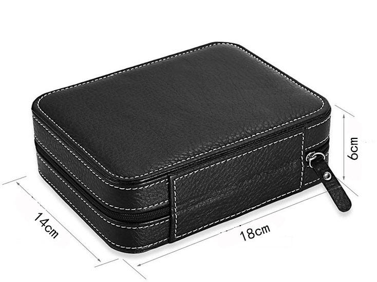Portable travel watch case sizes
