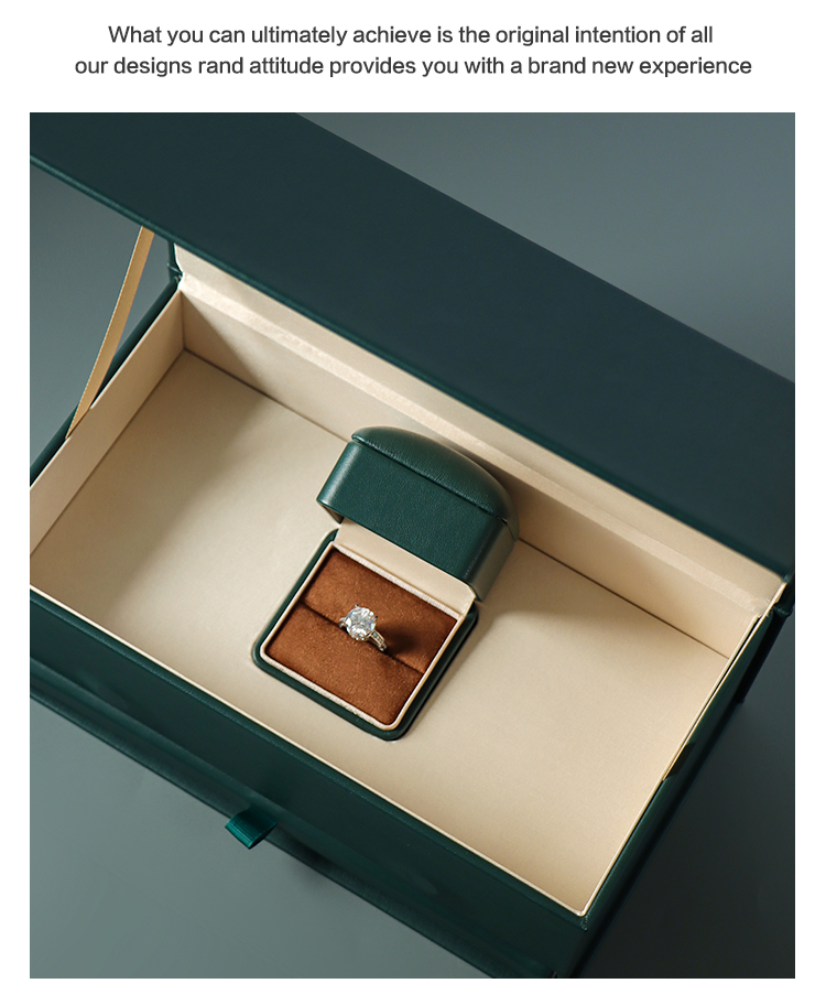 antique leather ring box