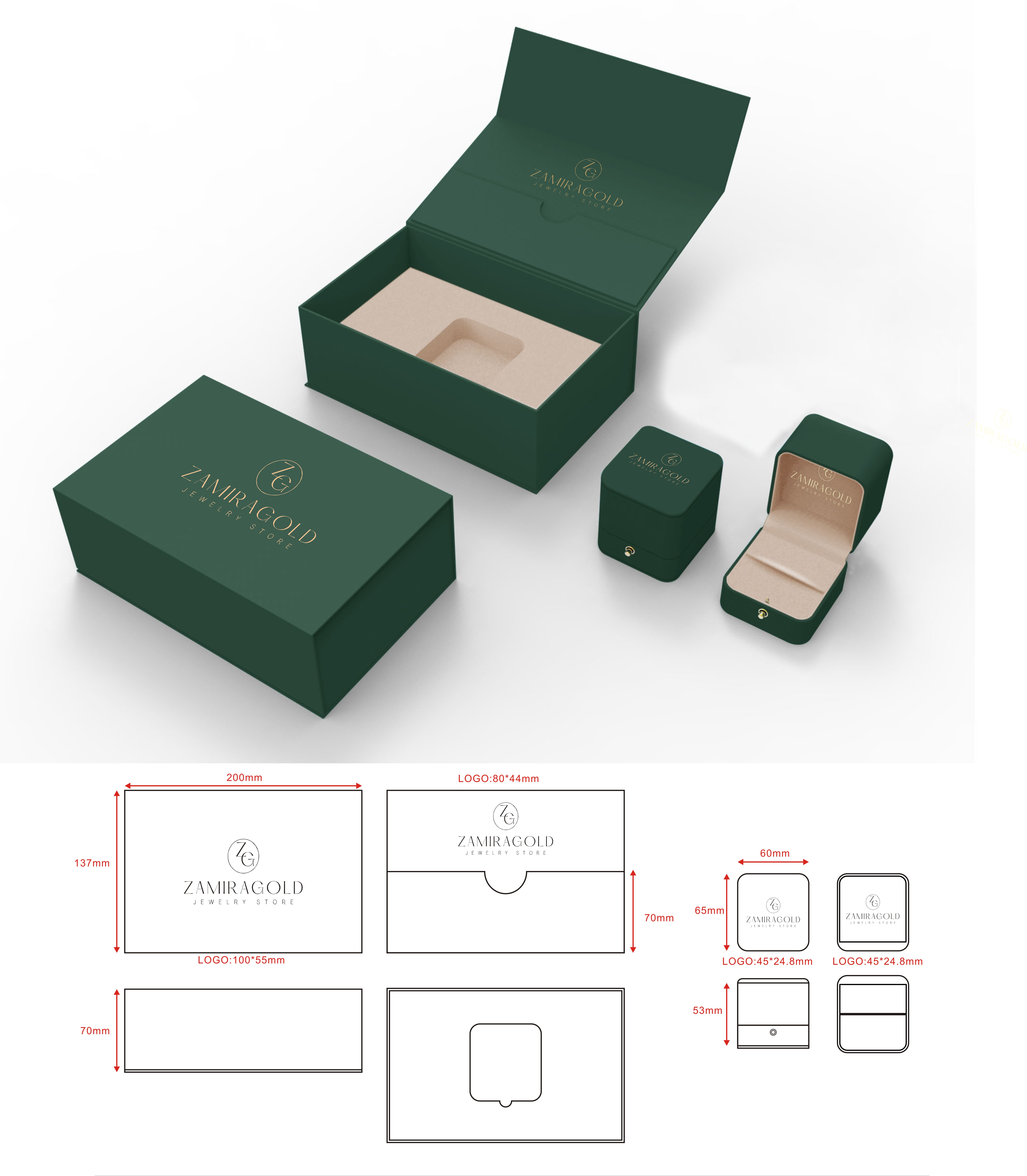 custom leather ring box