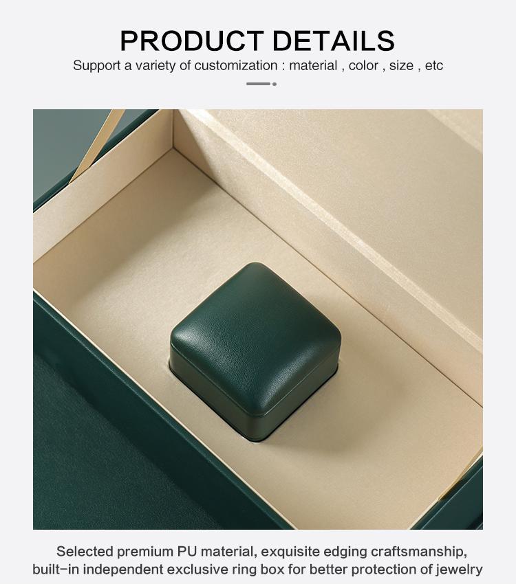 vintage leather ring box