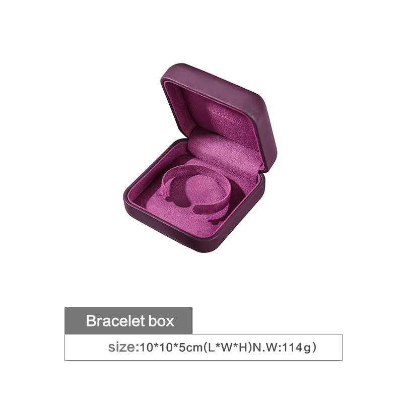 purple jewelry box for bracelet