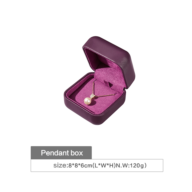 purple jewelry box for pendant
