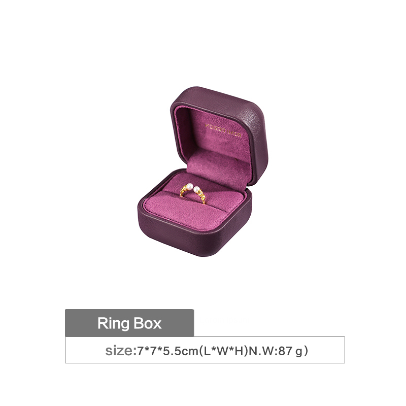 purple jewelry box for ring