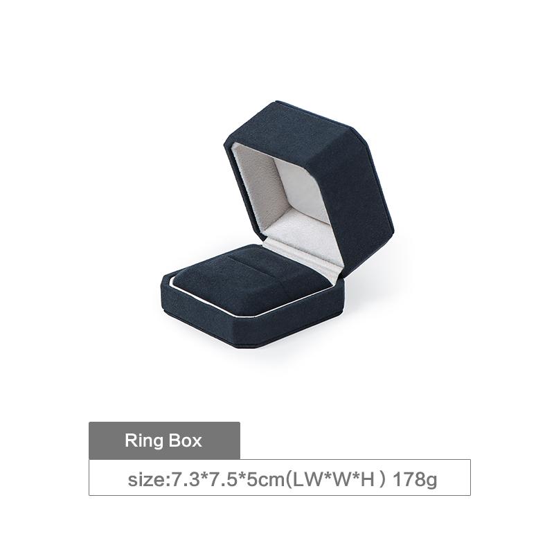 navy blue velvet ring box
