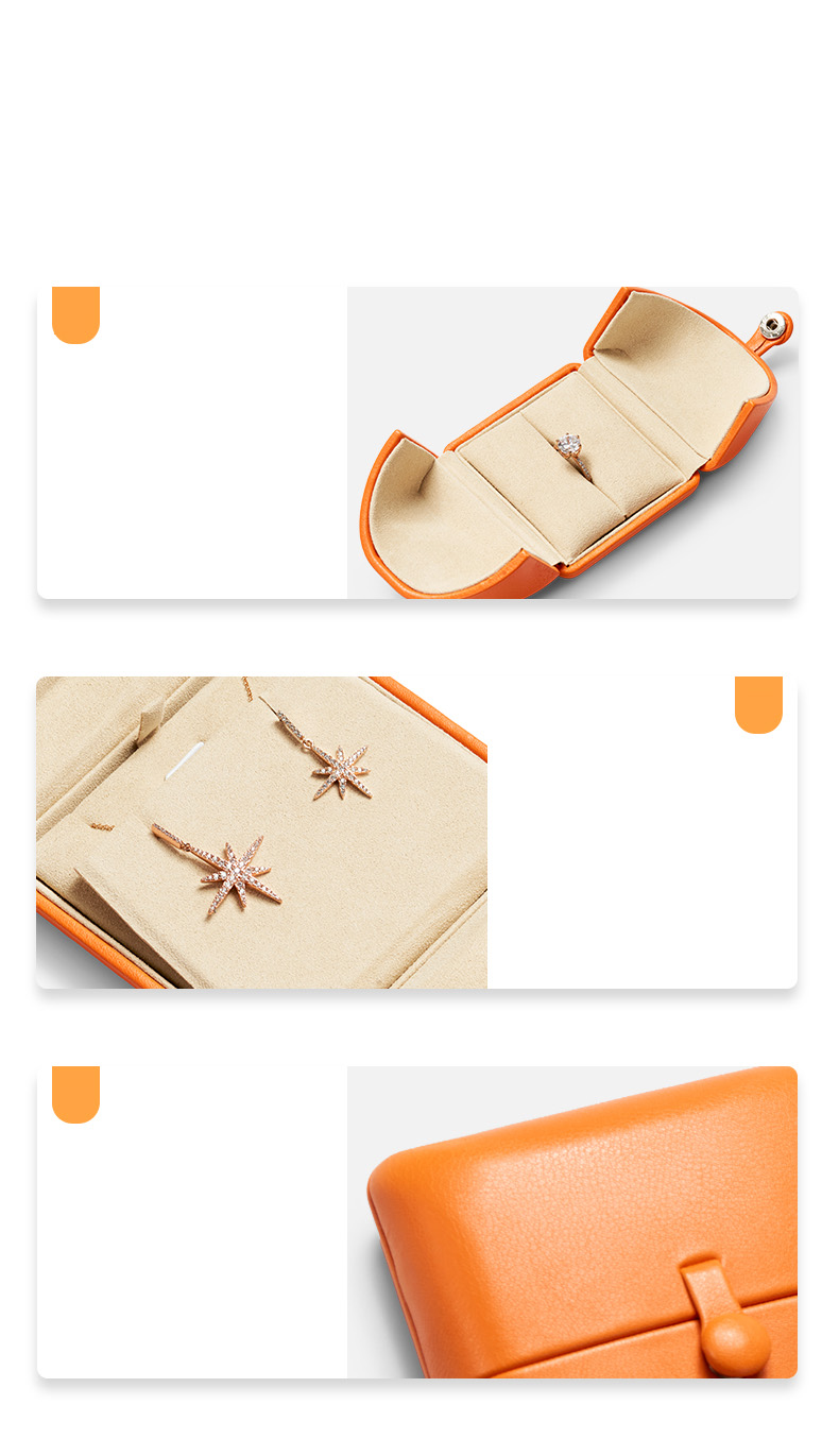 faux leather jewelry box
