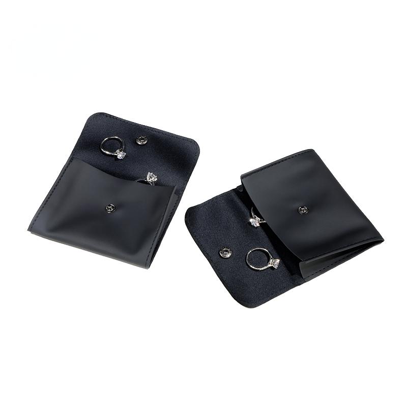 Wholesale Custom Velvet Suede Leather Jewelry Pouch with Logo 10