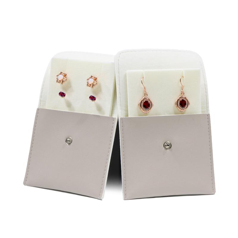 Wholesale Custom Velvet Suede Leather Jewelry Pouch with Logo 8