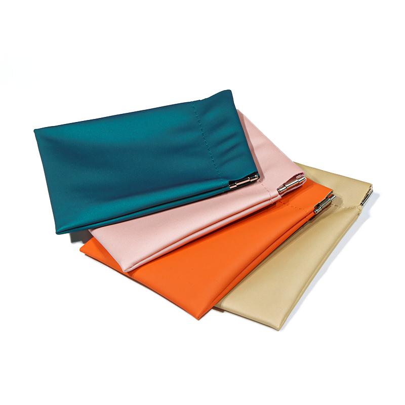 Wholesale Custom Velvet Suede Leather Jewelry Pouch with Logo 11