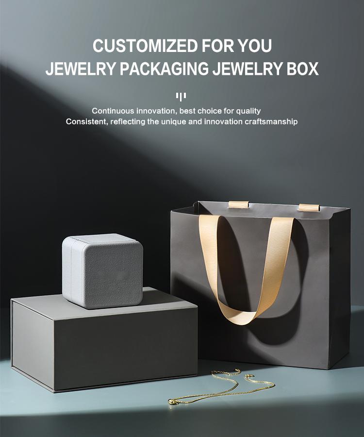 Custom Luxury Magnetic Jewelry Gift Boxes With A Ring Box 10