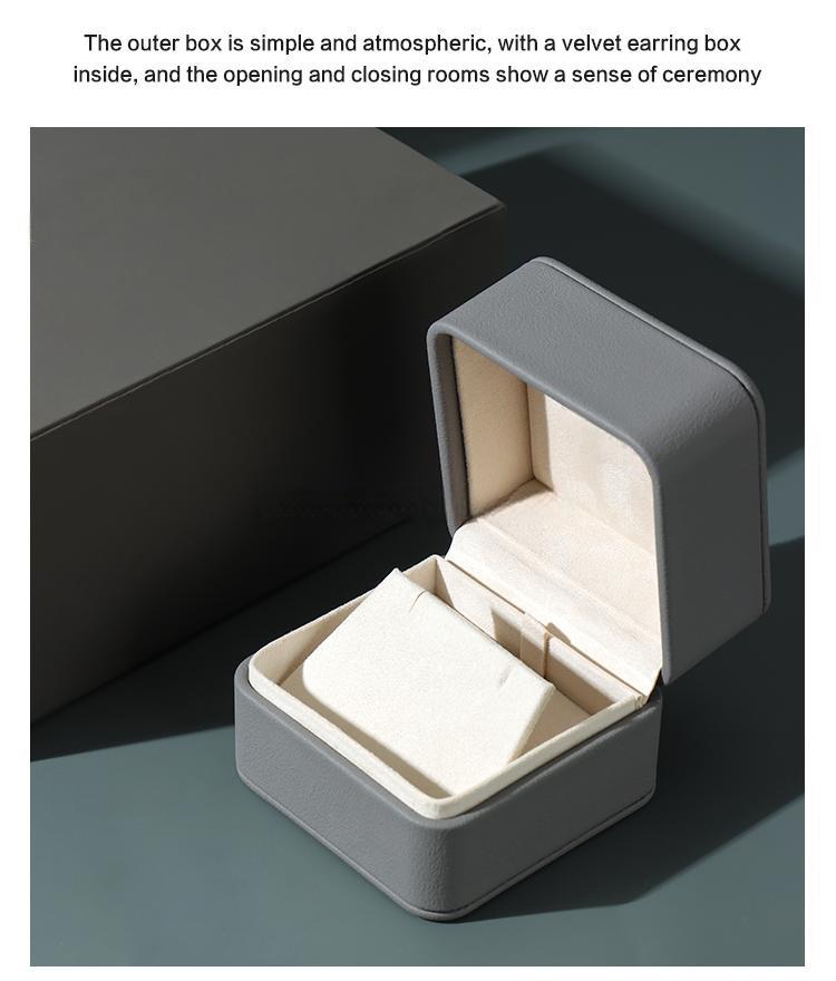 Custom Luxury Magnetic Jewelry Gift Boxes With A Ring Box 11