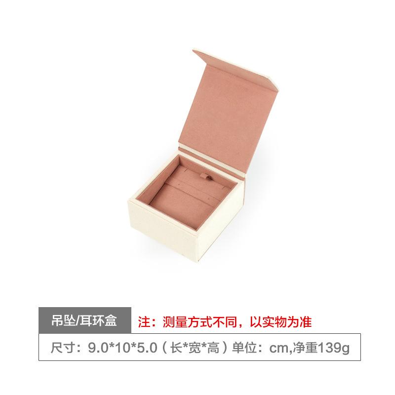 linen pendant jewelry box