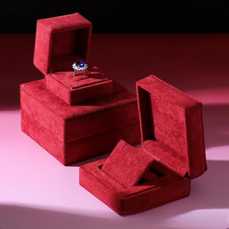 Custom OEM Luxury Red Jewelry Boxes Wholesale Series 9