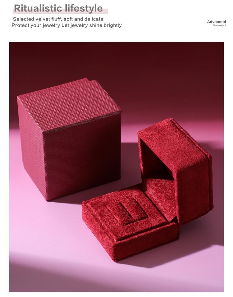 Custom OEM Luxury Red Jewelry Boxes Wholesale Series 15