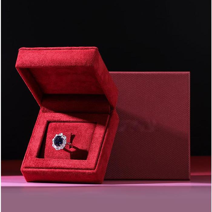 Custom OEM Luxury Red Jewelry Boxes Wholesale Series 8
