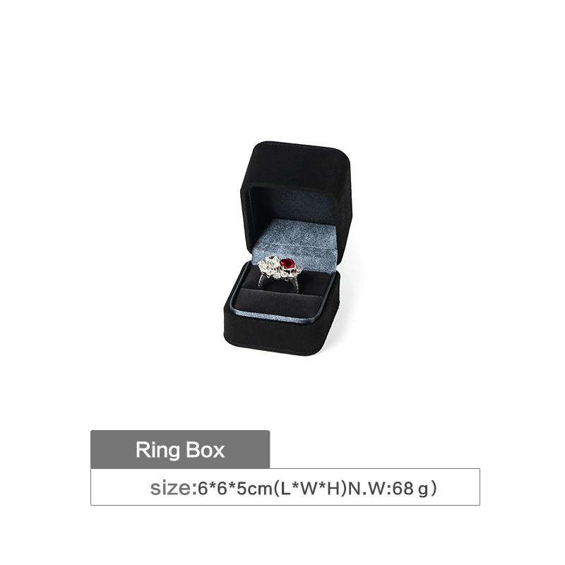 black velvet ring box