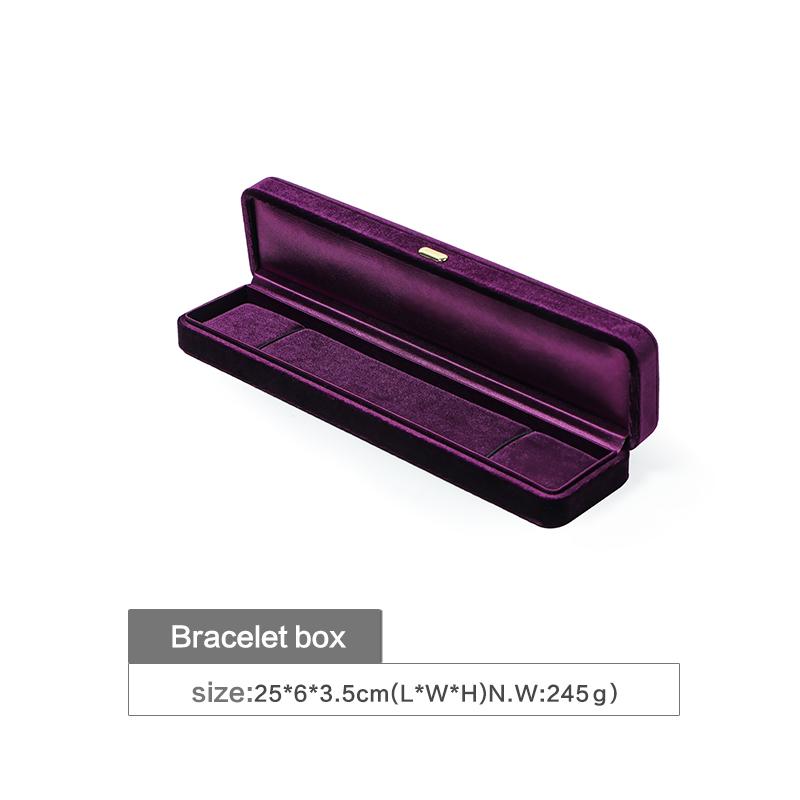 purple jewelry boxes bulk