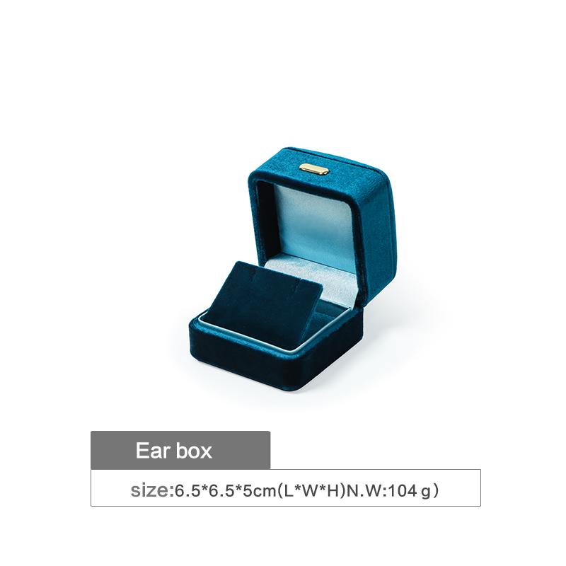 blue velvet earring box