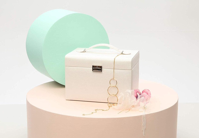 Wholesale Custom Pottery Barn Tiffany Design Leather Jewelry Box Large-002