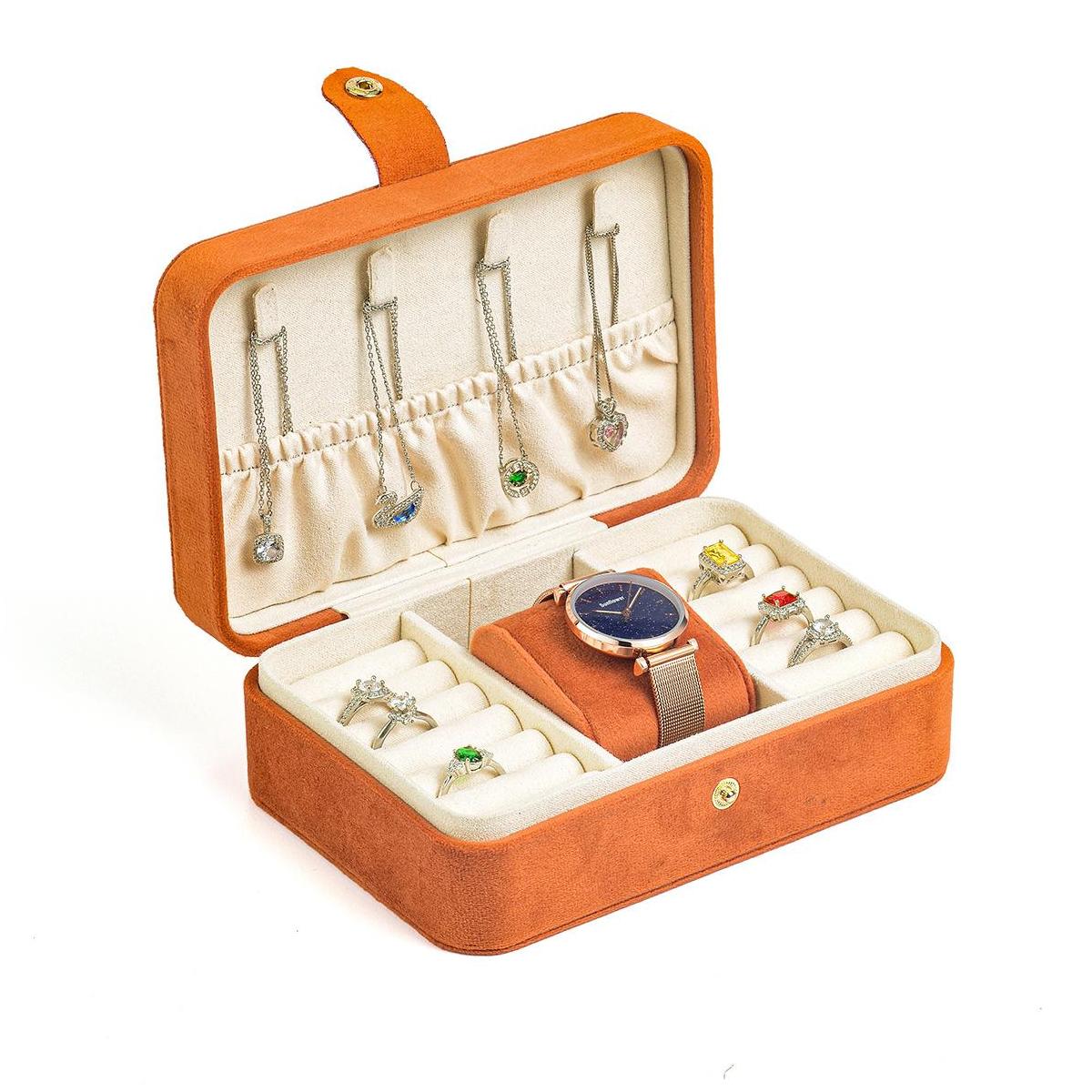 Wholesale Travel Jewelry Case Factory | Green Jewel Case Design 9