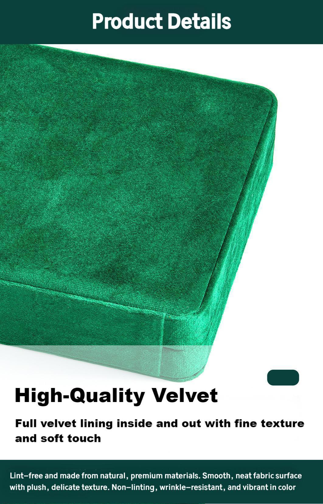 Custom Logo Wholesale Velvet Pearl Jewelry Gift Box For Necklace 11