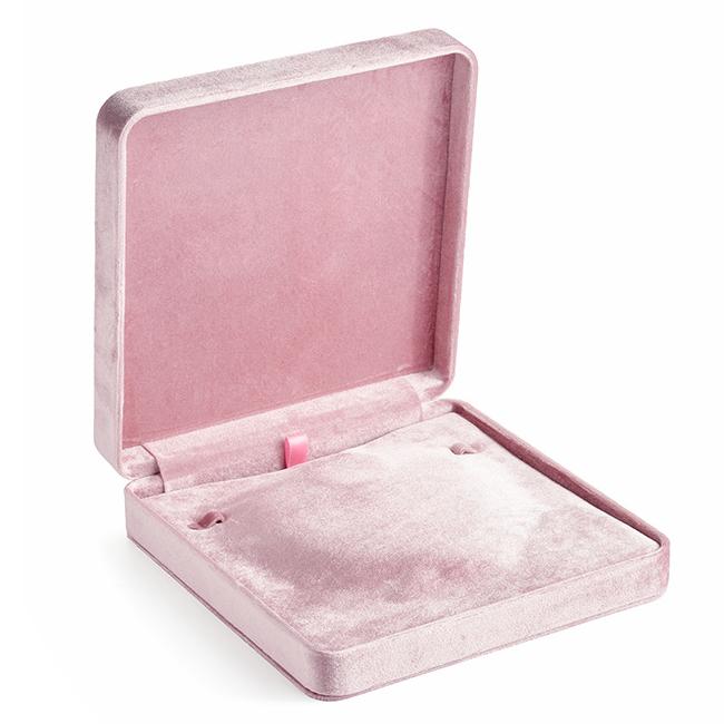 Custom Logo Wholesale Velvet Pearl Jewelry Gift Box For Necklace 10