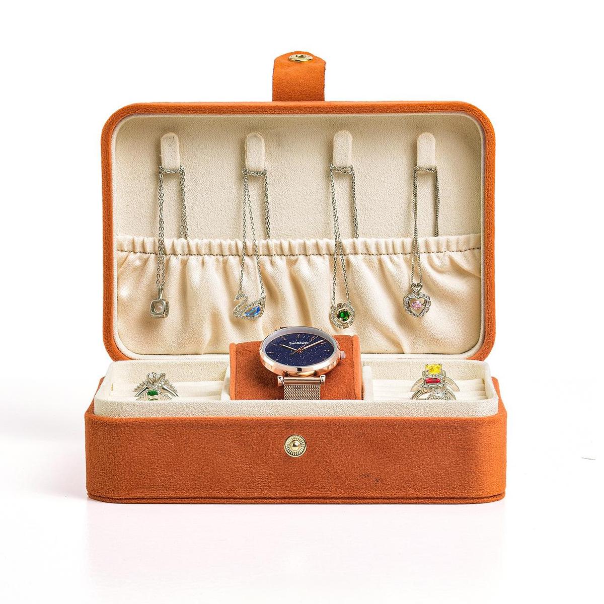 New Design Rectangle Watch And Jewelry Box Travel