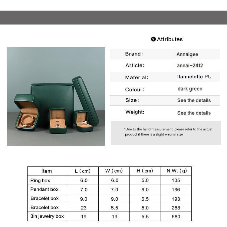 Custom Leather Ring Boxes Wholesale Details-2