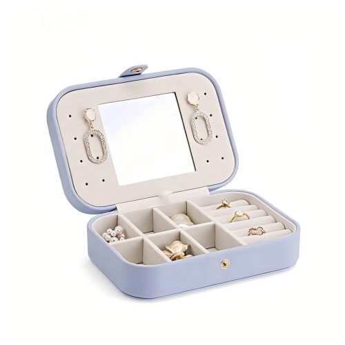 Purple Travel Jewelry Case
