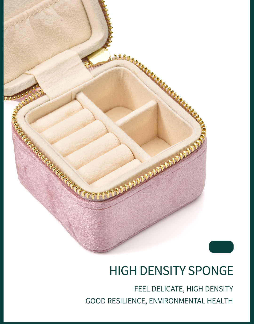 Velvet Jewelry Travel Case Travel Jewelry Case Personalized - Annaigee 12