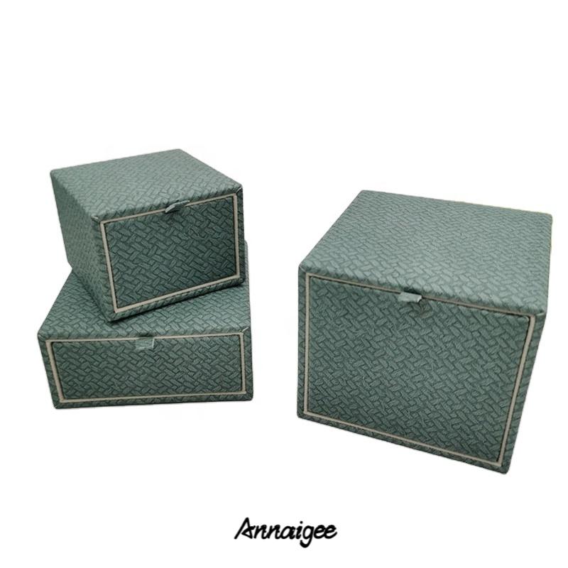 Custom Leather Drawer Ring Bracelet Pendant Jewelry Box Manufacturers