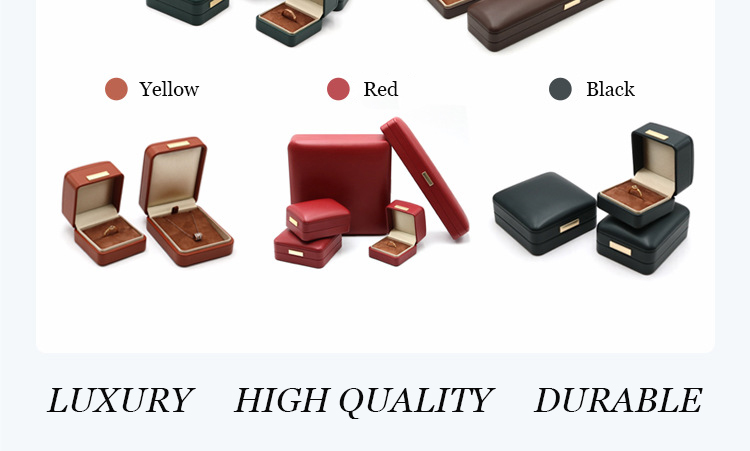 Luxury Jewelry Packaging Leather Jewelry Box Company - Annaigee 12