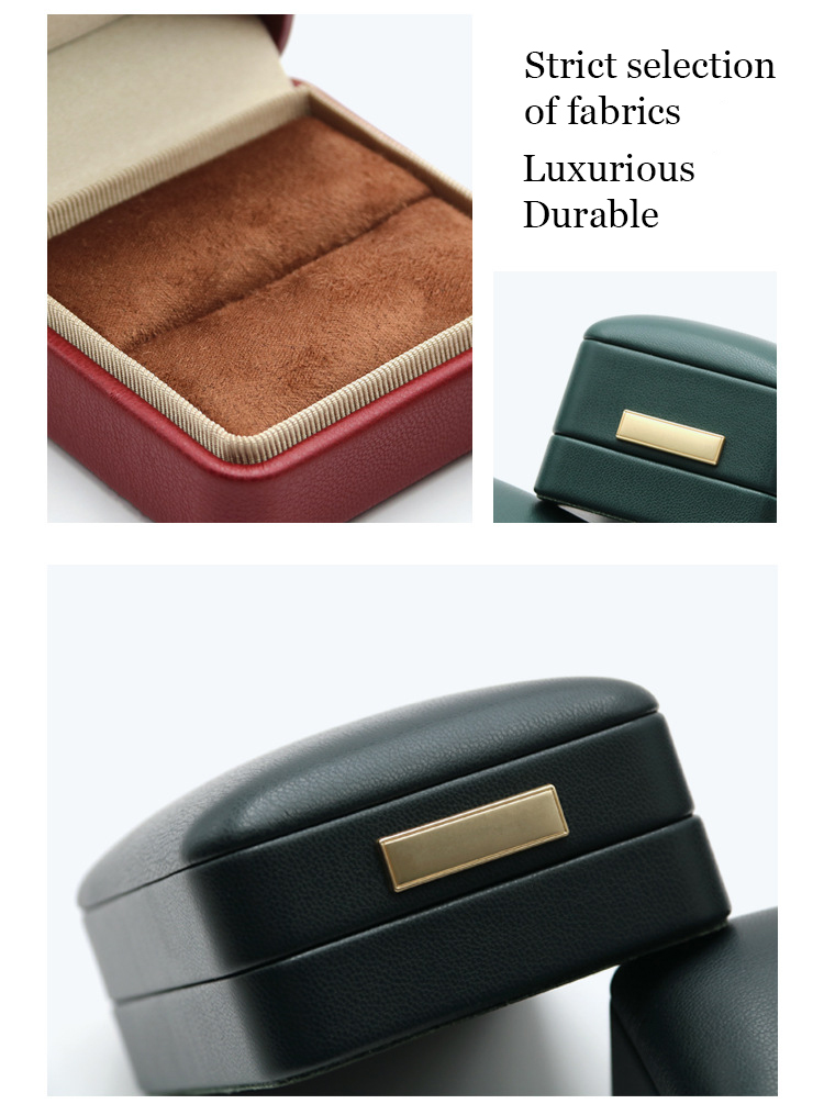 custom faux leather jewelry box