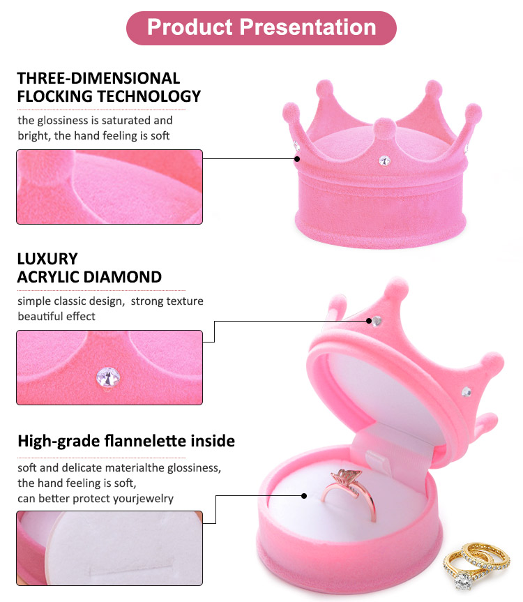  pequeña caja para anillos