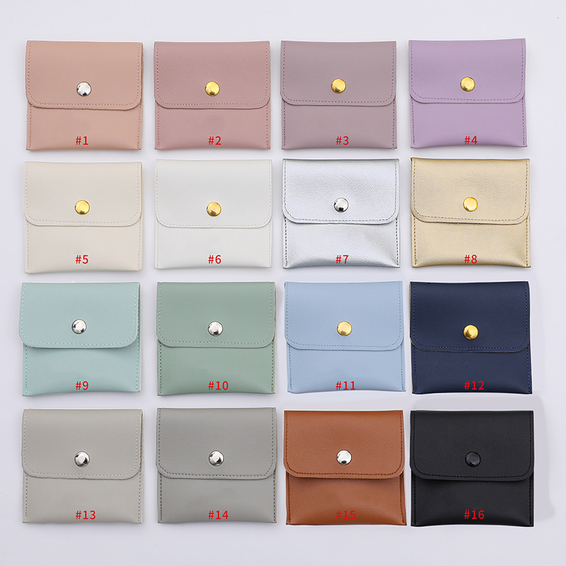 small leather jewelry pouch