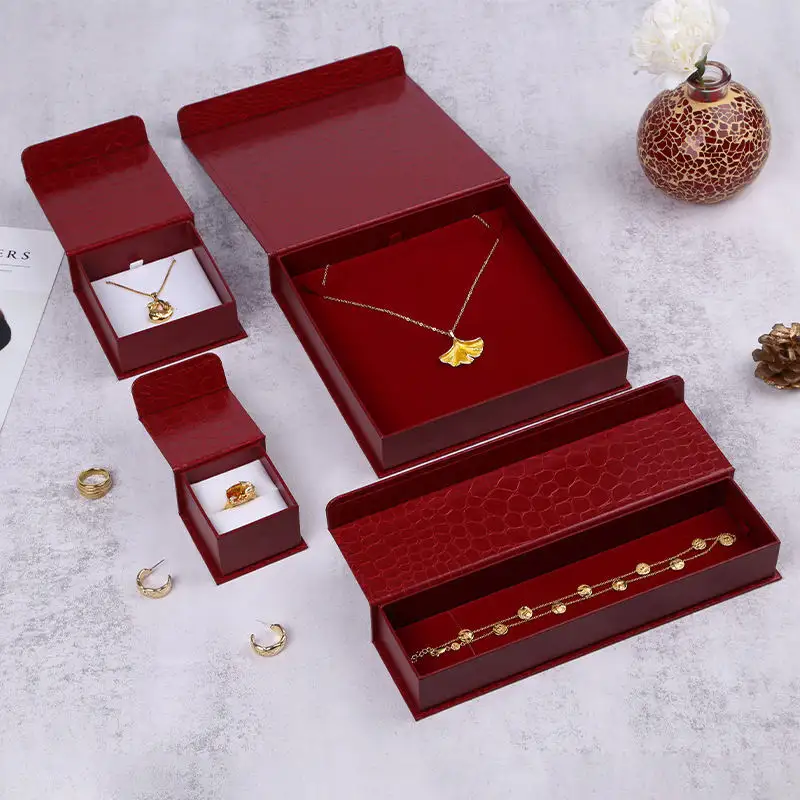 Custom jewelry gift boxes with cotton Company Manufacturer | Annaigee 4