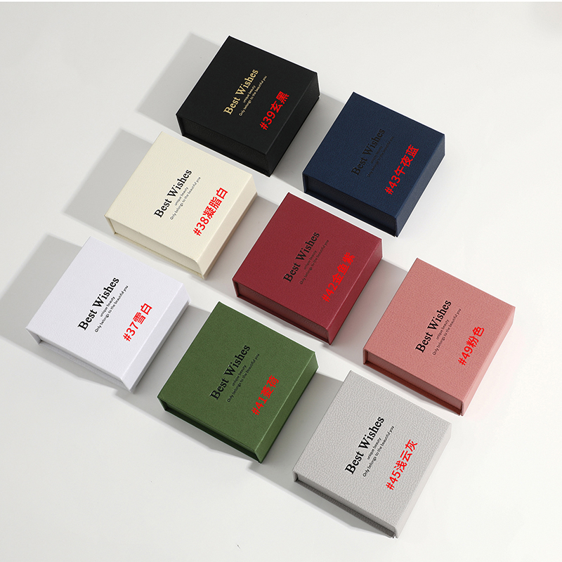 Recyclable Magnetic Flip Top Jewelry Paper Boxes Wholesale