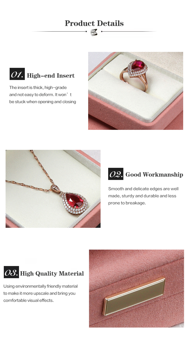 velvet necklace box