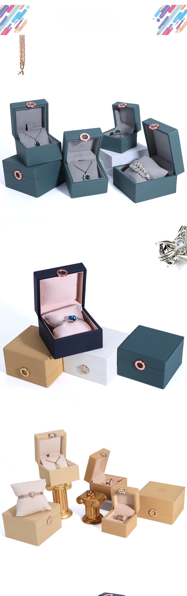 Faux Leather Jewelry Box details