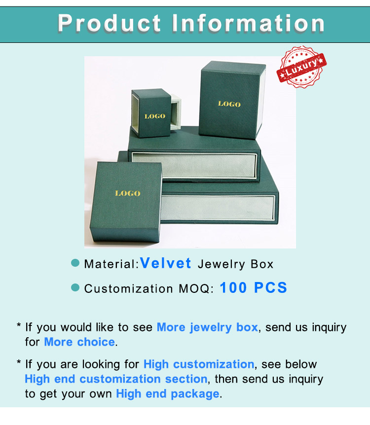 Italianate Drawer Green Orange Paper Jewelry Box With Velvet Design - Annaigee 8