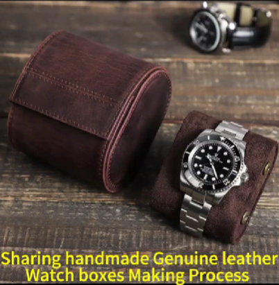 Sharing handmade Genuine Leather Watch Boxes Making Process