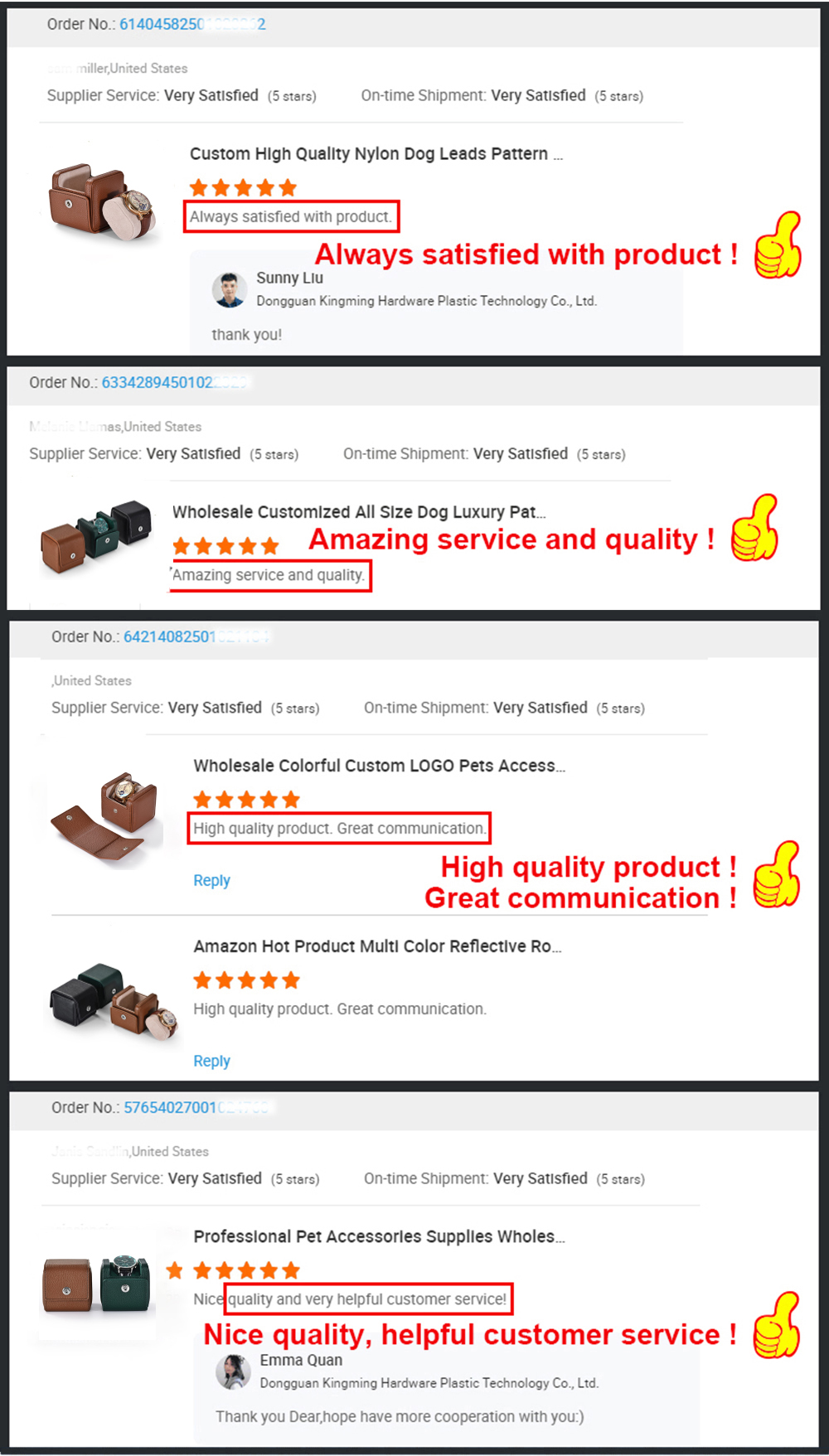 Received Much Praise From Customers