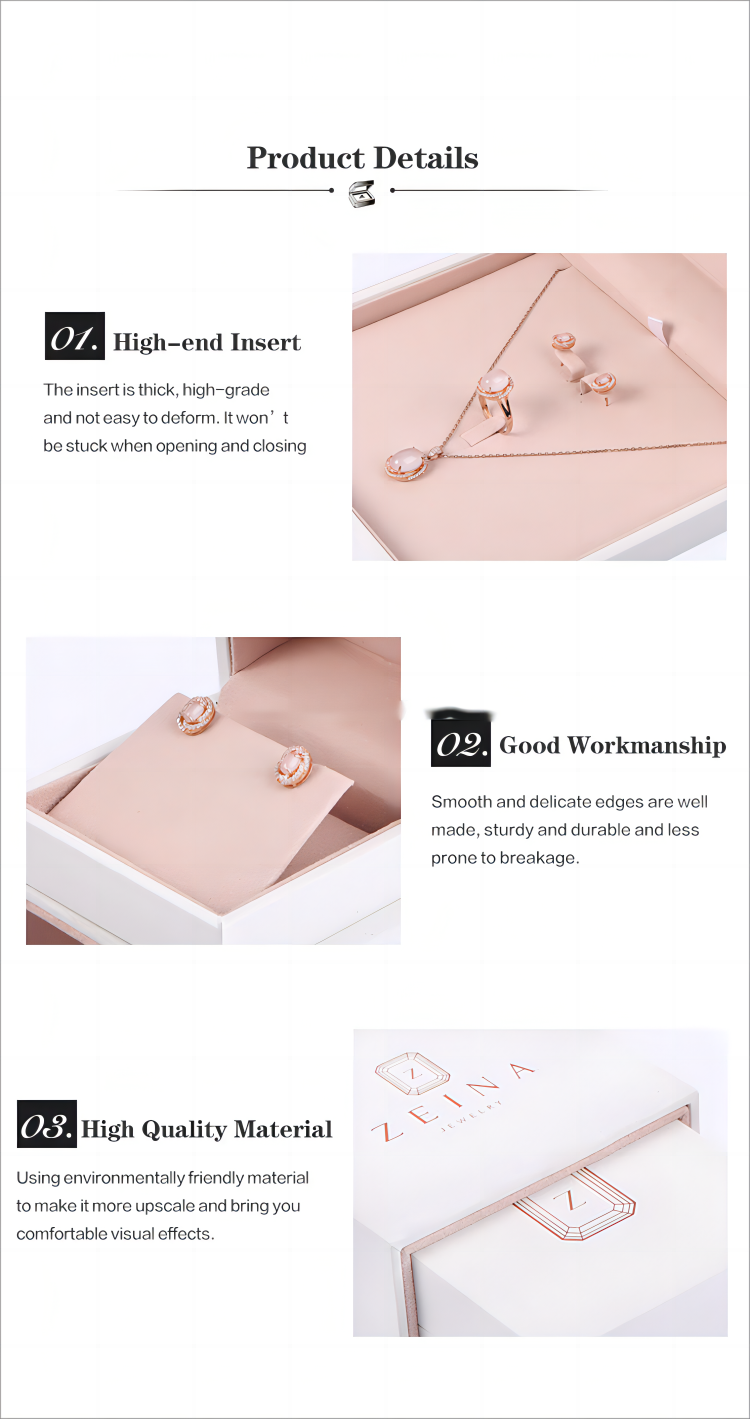 Detalles de las cajas de regalo deslizantes