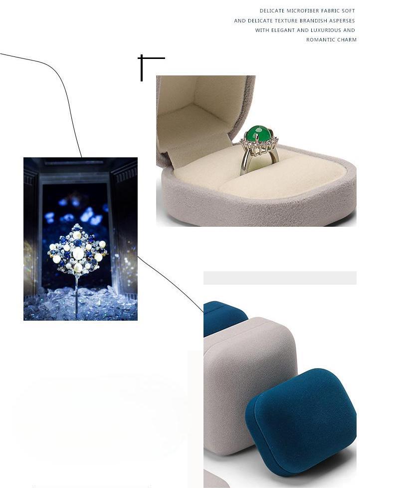 Velvet Jewelry Box Details