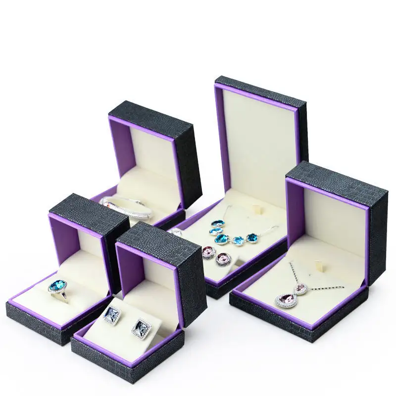 Caja de joyería de cuero para hombre, caja para anillos, venta al por mayor, ideal para joyería - Annaigee 1