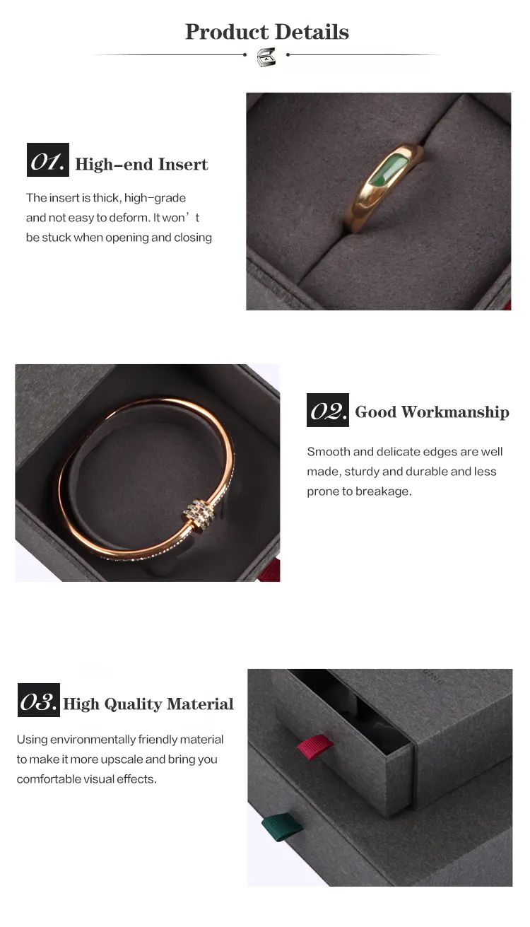 Custom small jewelry boxes for gifts Wholesaler Manufacturer | Annaigee 6