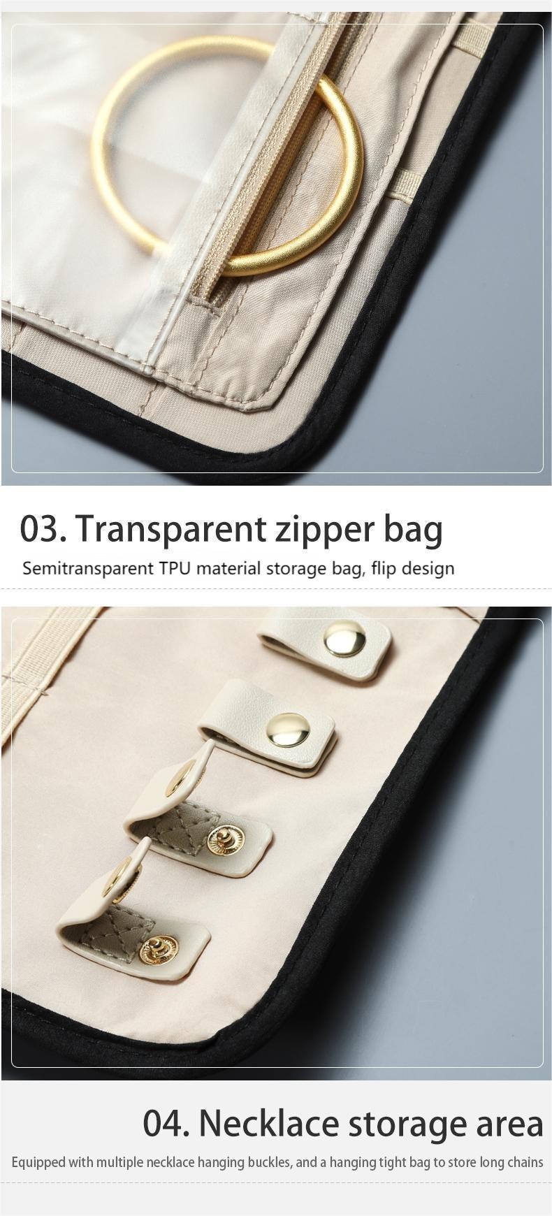 No more searching through a jumble of accessories in your luggage, Our product ensures easy access to your favorite pieces without the hassle.